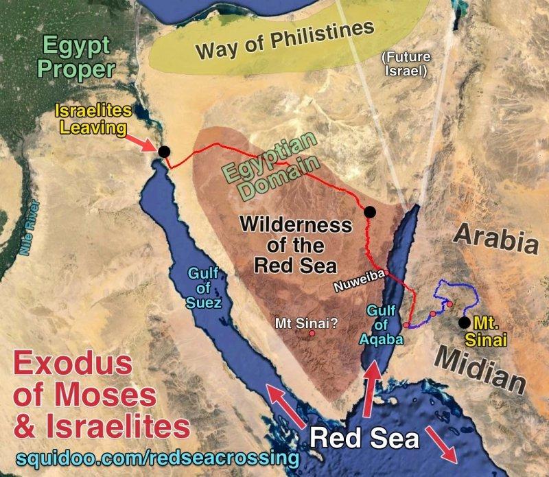 Red Sea Crossing and Exodus Arabia
