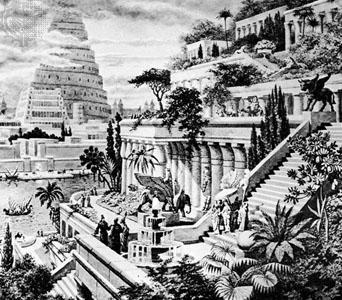 Hanging Gardens of Babylon [Credit: Brown Brothers]