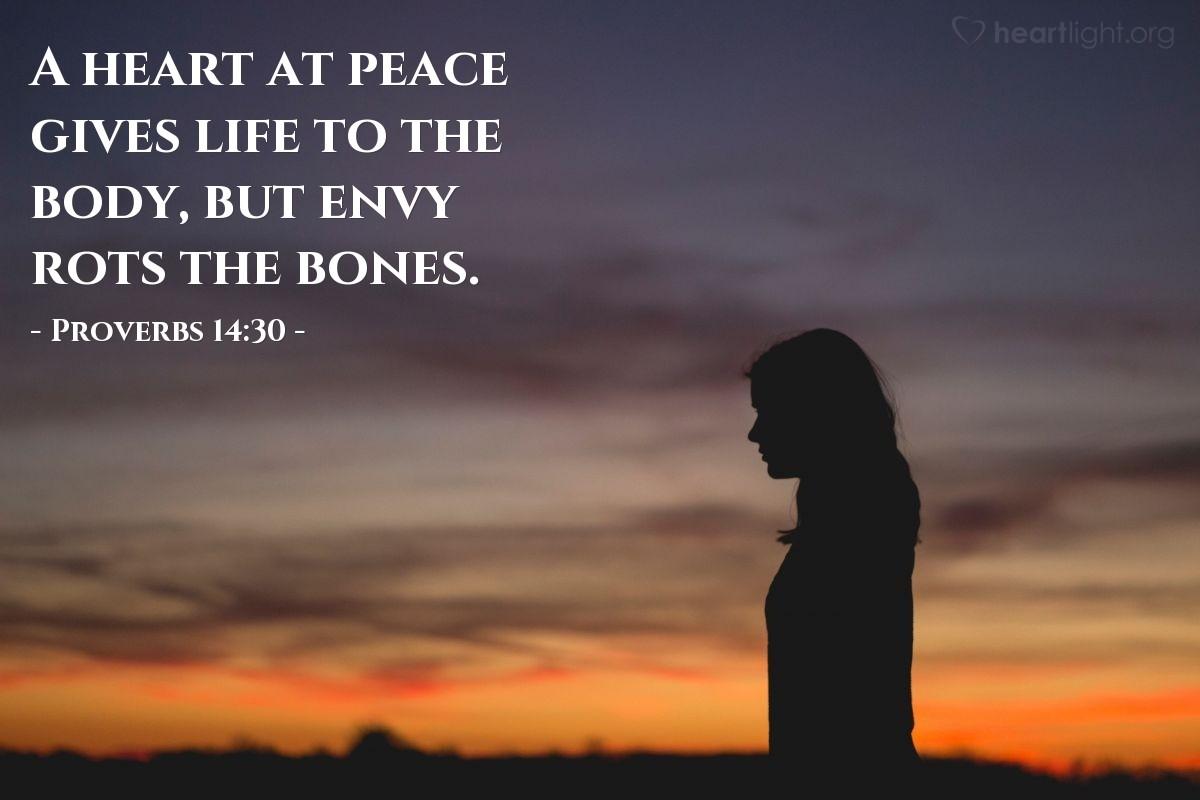 Proverbs 14:30 — Daily Wisdom for Thursday, August 25, 1949