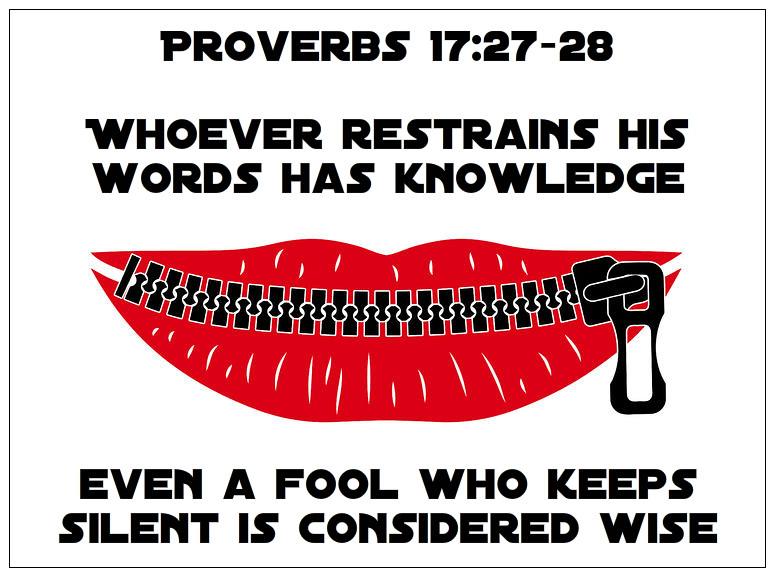 Proverbs 17:27-28 | joshtinpowers | Flickr