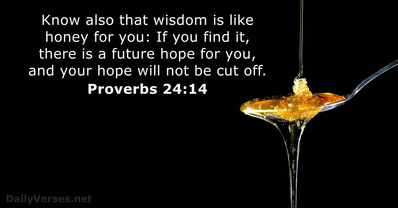 Proverbs 24 - NASB & NIV - DailyVerses.net