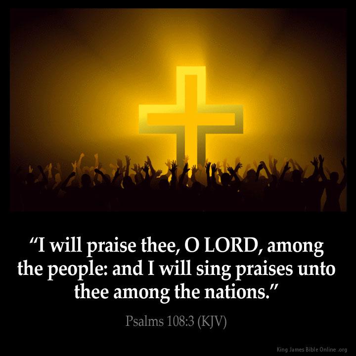 Psalms 108:3 Inspirational Image