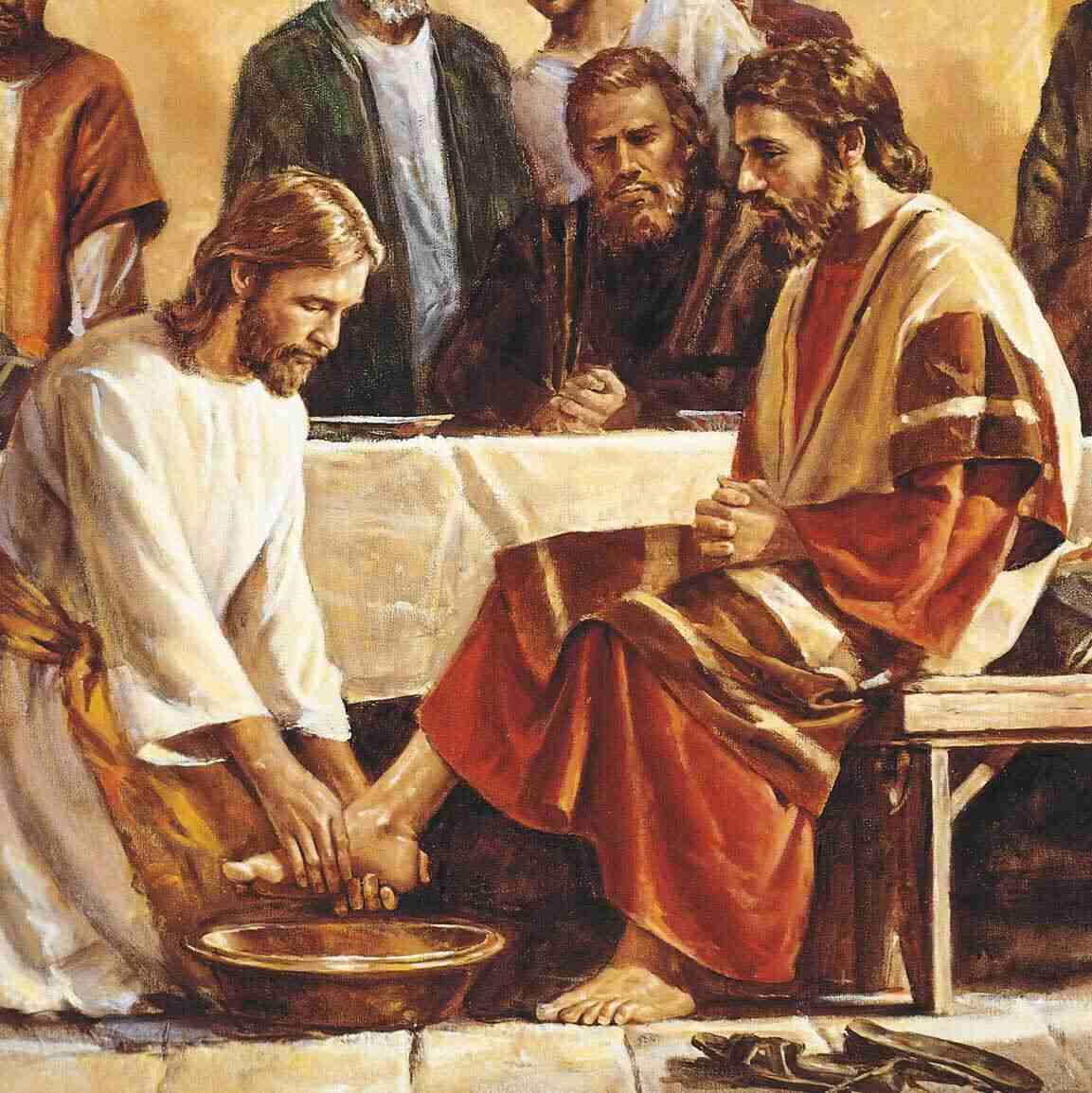 Jesus Washing Disciples' Feet