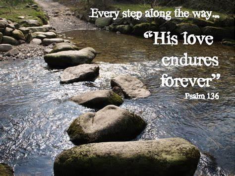 HOW IN THE WORLD!!: every step along the way his love endures forever ( a new year reflection ...