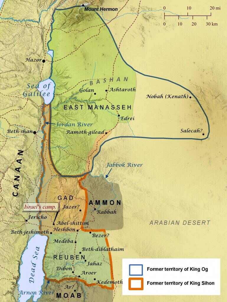 Bible Battles - Battle of EDREI - King Sihon - King Og - Giants in the Bible