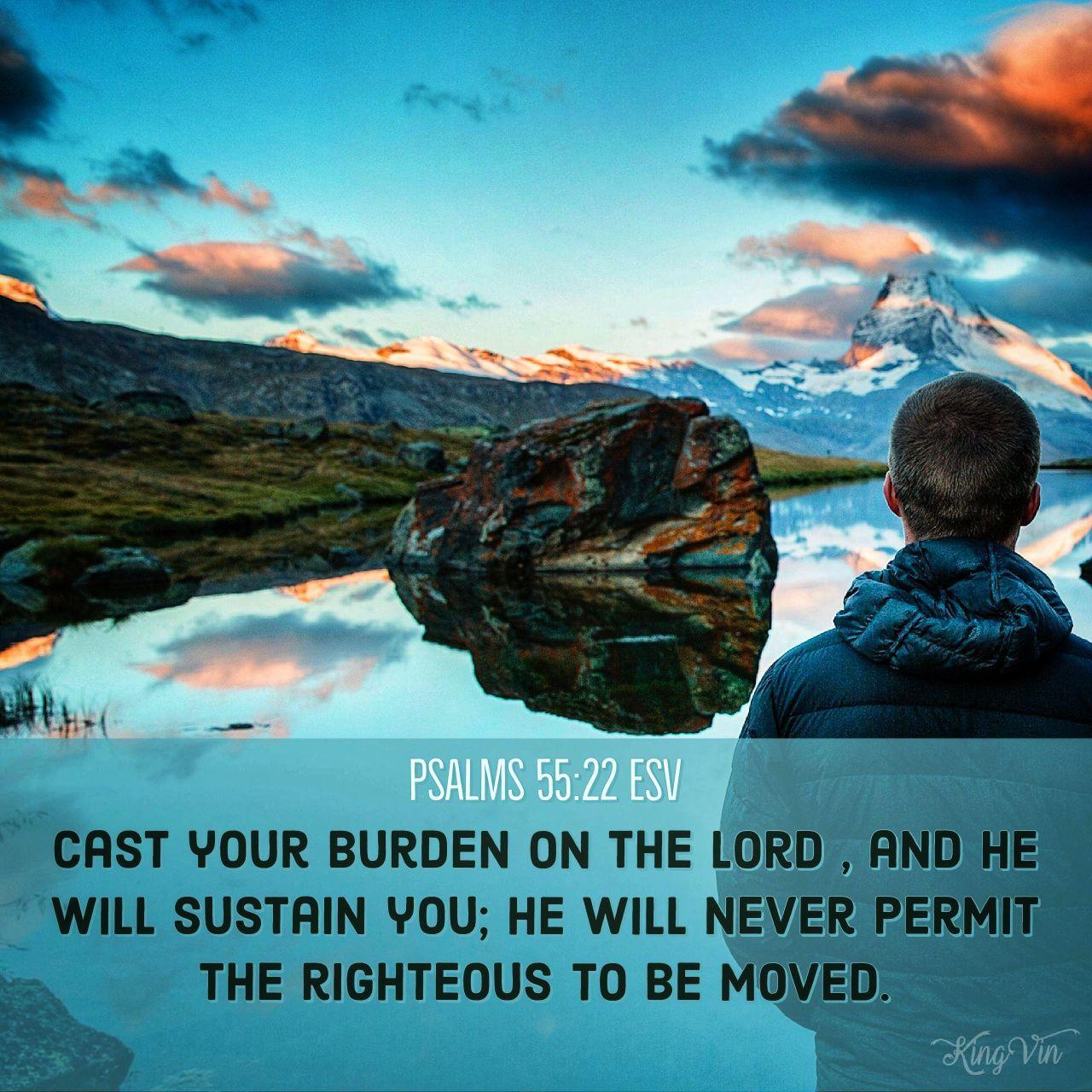 God is greater than the burdens you are carrying. Cast your burden upon the Lord & He will ...
