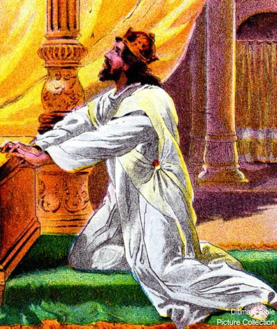 2 Chronicles 17 Bible Pictures: Jehoshaphat praying to God